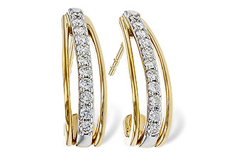 F302-25826: EARRINGS .40 TW