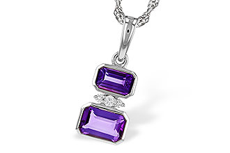 F302-26763: NECK .72 TW AMETHYST .75 TGW