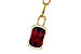 F303-09490: NECK 4.30 GARNET 4.45 TGW (12x8MM GAR)