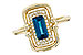 F303-09499: LDS RG .84 LONDON BLUE TOPAZ .96 TGW (8x4MM LBT)