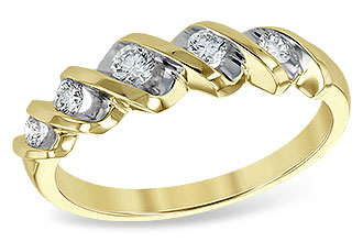 G120-42272: LDS WED RING .25 TW