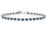 G215-90372: BRACELET 2.35 BLUE DIA 3.17 TW