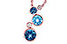 G300-43172: NECK 2.30 BLUE TOPAZ 2.40 TGW
