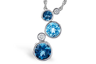G300-43172: NECK 2.30 BLUE TOPAZ 2.40 TGW