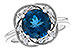 G301-30444: LDS RG 2.90 LONDON BLUE TOPAZ 3.05 TGW (9MM LBT)