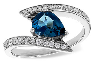 G302-19490: LDS RG 1.04 LONDON BLUE TOPAZ 1.28 TGW (8x6MM)
