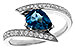 G302-19490: LDS RG 1.04 LONDON BLUE TOPAZ 1.28 TGW (8x6MM)