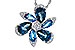 G302-22217: NECKLACE 3.03 BLUE TOPAZ 3.22 TGW