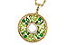 G302-22226: NECKLACE 1.47 SEMI-PREC (PER & GR.GT) 1.52 TGW