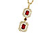 G302-22272: NECK 1.22 TW RUBY 1.43 TGW