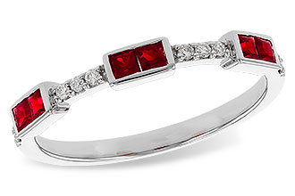 G302-23099: LDS WED RG .34 RUBY .41 TGW