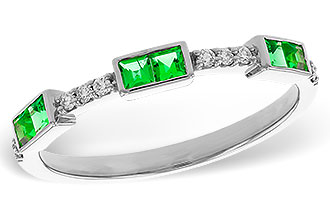 G302-23163: LDS WED RG .23 TW EMERALD .30 TGW