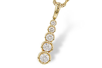 G302-24044: NECKLACE .50 TW