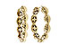 G302-24090: GOLD EARRINGS (18MM)