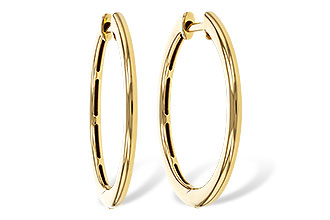 G302-25844: GOLD EARRINGS (24MM)