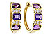 G302-26763: EARRING 1.05 TW AMETHYST 1.16 TGW