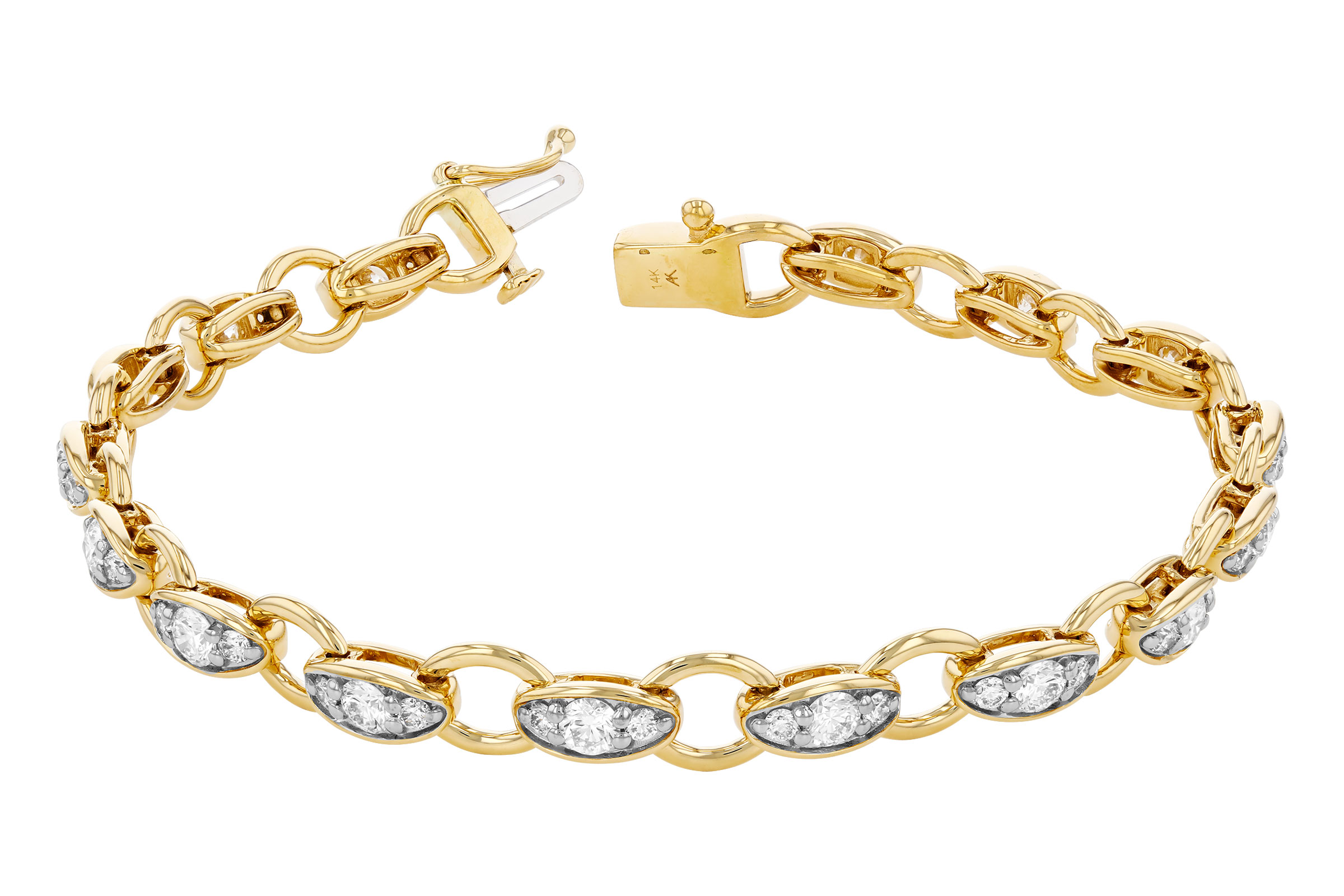 G303-10444: BRACELET 2.20 TW (7")