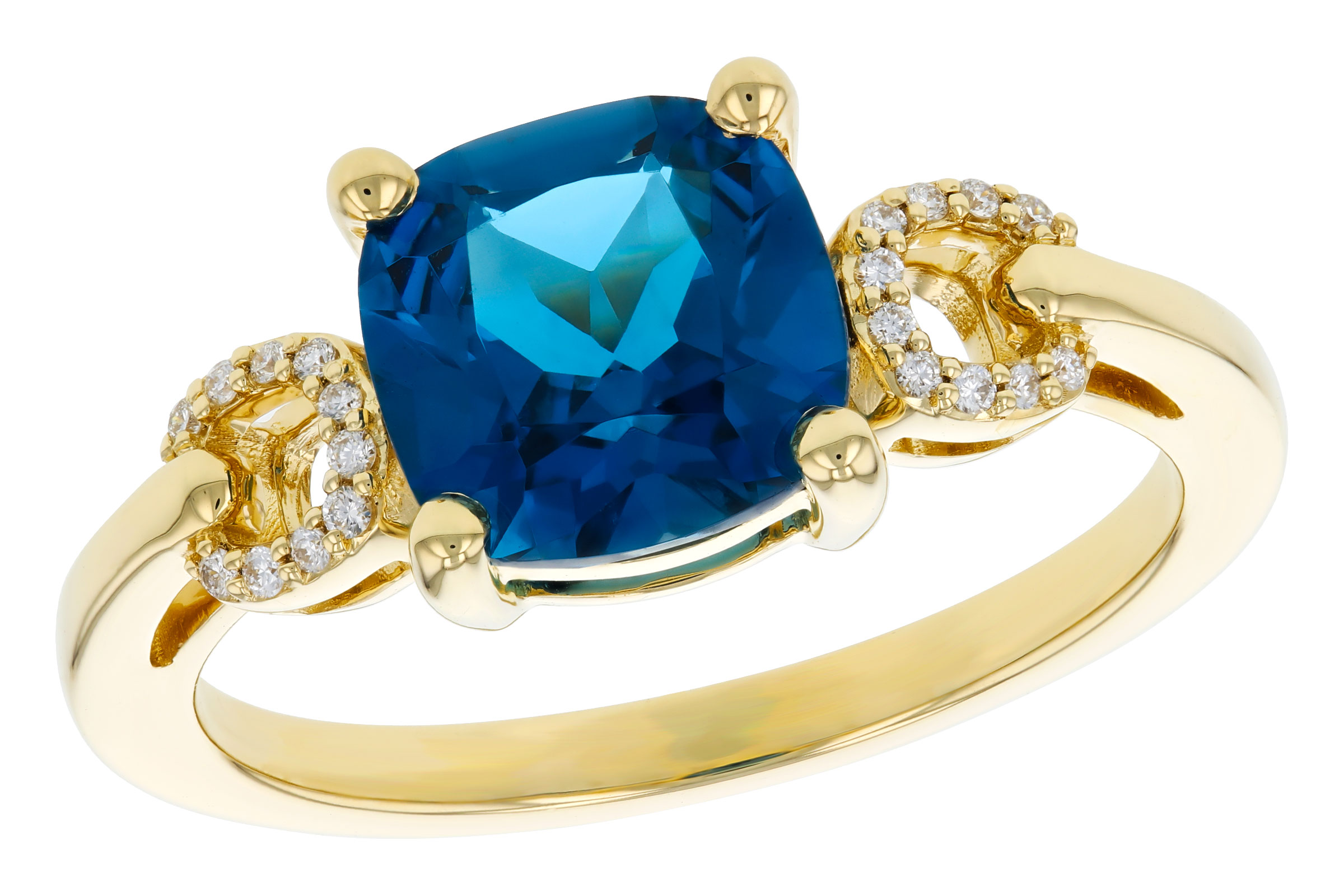 G303-11317: LDS RG 2.16 LONDON BLUE TOPAZ 2.21 TGW (8MM LBT)
