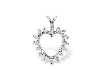 H034-03172: HEART PENDANT .23 TW