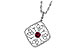 H214-02235: NECKLACE .28 RUBY .34 TGW
