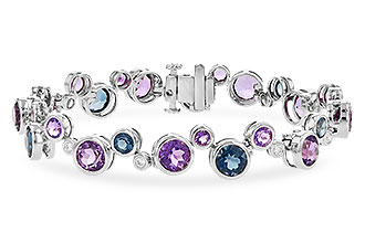 H300-43117: BRACELET 13.90 SEMI-PREC 14.20 TGW