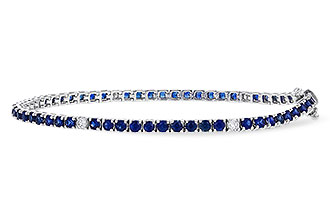 H302-19526: BRACELET 3.27 TW SAPP 3.52 TGW (7")