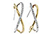 H302-20444: EARRINGS .50 TW