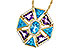 H302-22226: NECKLACE 4.47 SEMI-PREC (BT & AMY) 4.65 TGW