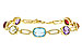 H302-22235: BRACELET 8.87 TW SEMI-PREC (GT,CIT,AMY,G.AMY,BT)