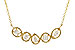 H302-24926: NECKLACE .50 TW FANCY CUT DIAS (18")