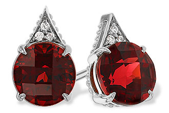 H302-24935: EARR 2.08 TW GARNET 2.10 TGW (6MM RD)
