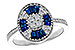 H302-24990: LDS RG .56 TW SAPPHIRE .86 TGW