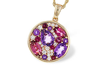 H302-24999: NECK 1.83 TW SEMI-PRECIOUS (P.TOUR, AMY) 2.00 TGW