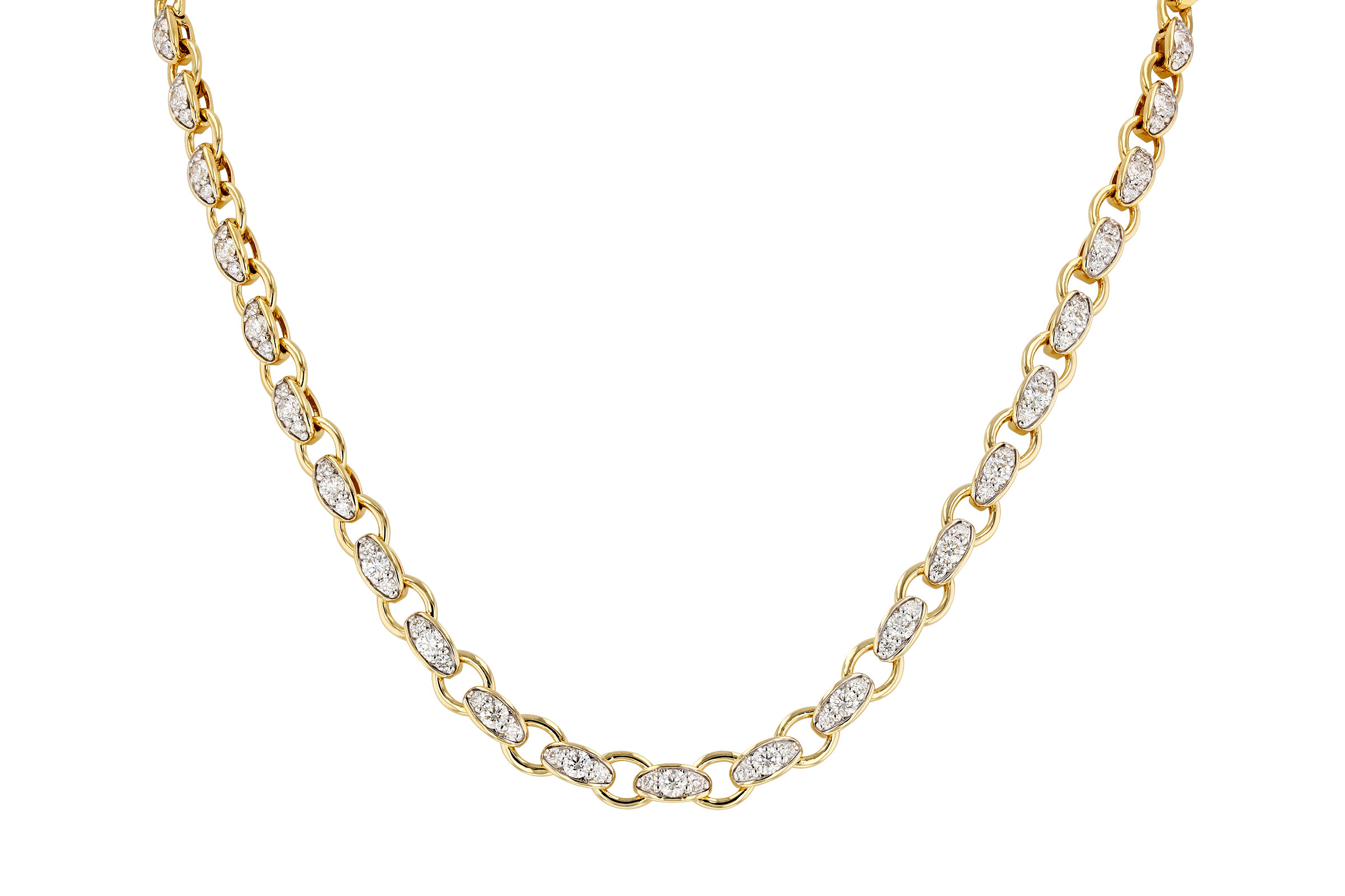 H303-11290: NECKLACE 3.18 TW (17.25")