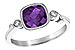K211-34990: LDS RG 1.18 AMETHYST 1.23 TGW