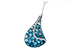 K214-95862: NECK 4.81 BLUE TOPAZ 4.94 TGW