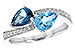 K217-70417: LDS RG 1.52 BLUE TOPAZ 1.66 TGW