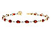 K300-40390: BRACELET 6.44 GARNET 6.60 TGW