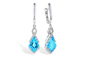 K301-29499: EARR 2.72 TW BLUE TOPAZ 2.90 TGW