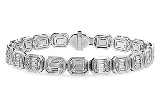 K301-34999: BRACELET 2.50 BAG 2.80 TW (7")