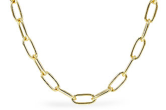 K302-18553: PAPERCLIP SM (7IN, 2.40MM, 14KT, LOBSTER CLASP)