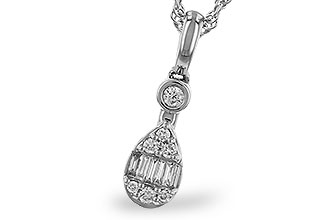 K302-19462: NECKLACE .05 BAG .14 TW