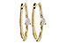 K302-20408: EARRINGS .45 TW PEAR DIAMONDS