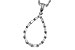 K302-24026: NECKLACE .27 BAG .28 TW
