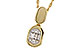 K302-24044: NECKLACE .07 TW BAG .12 TW