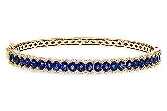 K302-25835: BANGLE 5.09 TW SAPPHIRE 5.65 TGW