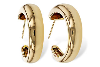 K302-25844: GOLD EARRINGS (20MM)