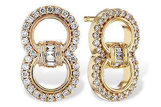 K303-09462: EARRINGS .05 TW BAGS .28 TW