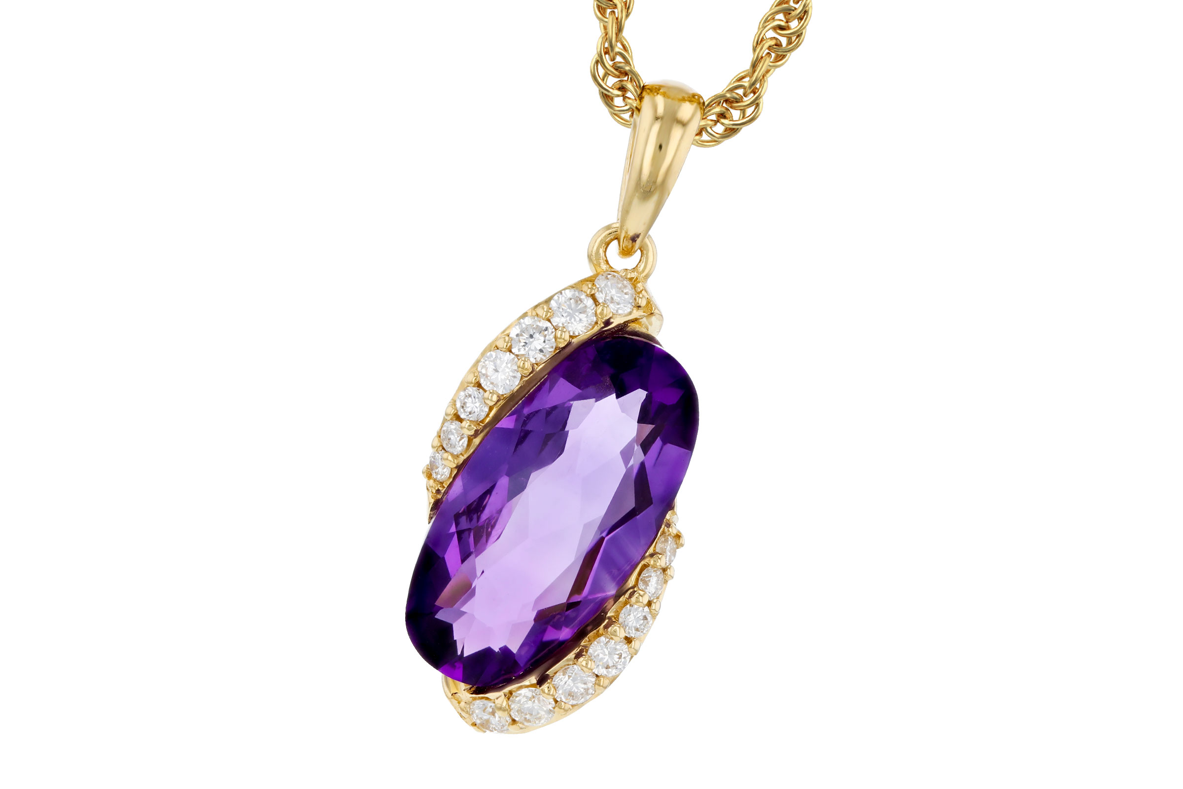 K303-11317: NECK 1.72 AMETHYST 1.84 TGW (12x6MM AMY)