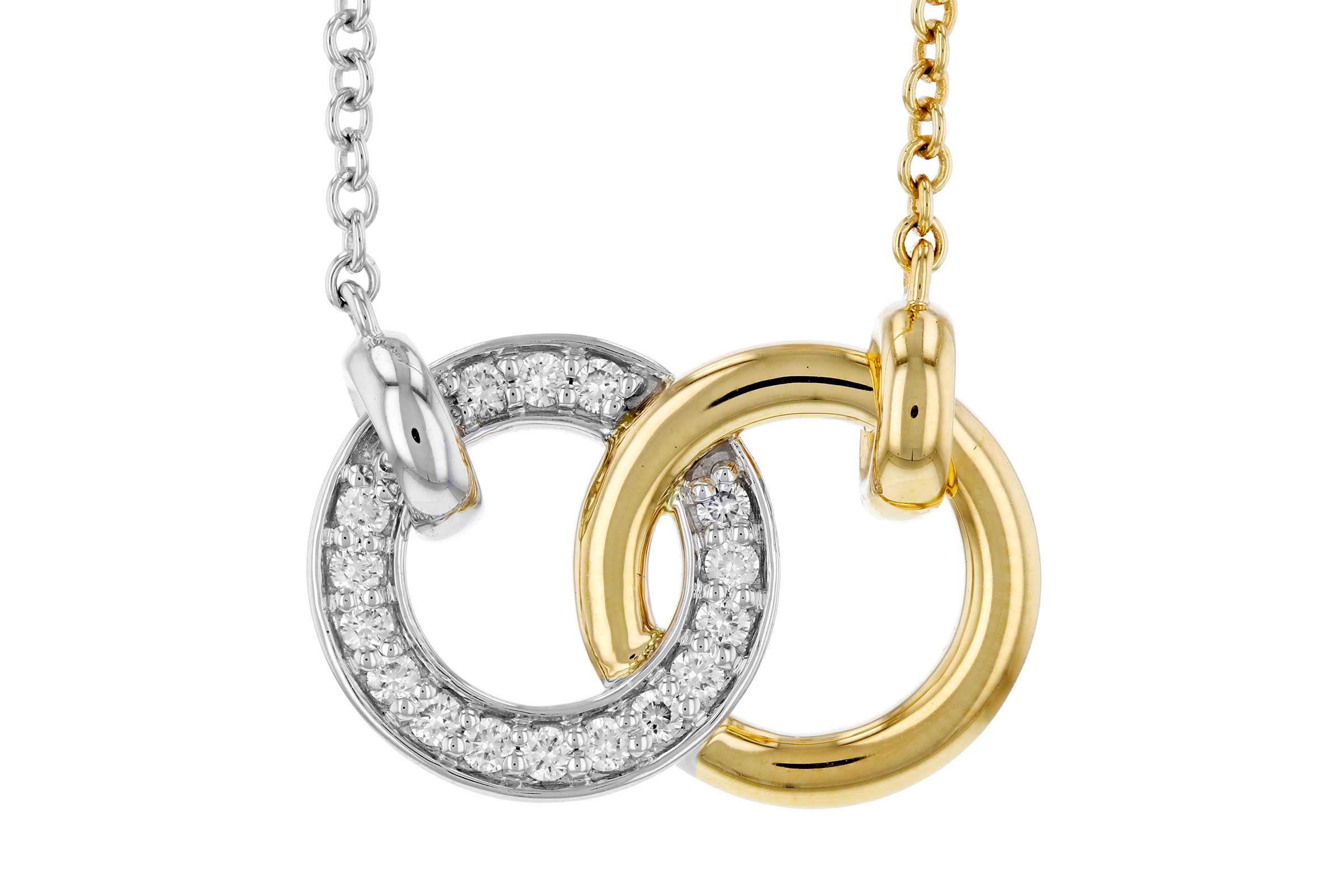 K303-11344: NECKLACE .20 TW (18")